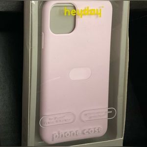 Heyday pink iPhone 11 max pro phone case protective cover silicone shell